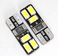 Светодиодная лампа W5W (T10) 6SMD (5730) CAN BUS WHITE